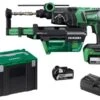 HiKOKI DH18DPCWUZ Accu Boorhamer SDS+ - 18 V / 3.2 J / 2 X 5,0 Ah In HSC IV Met Stofunit In HSC -Hikoki 5ff892757d13612d916bfed251d00d1c
