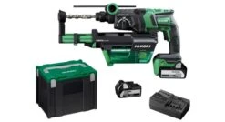 HiKOKI DH18DPCWUZ Accu Boorhamer SDS+ - 18 V / 3.2 J / 2 X 5,0 Ah In HSC IV Met Stofunit In HSC