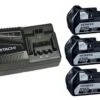 HiKOKI 714912 Powerpack 18V Li-Ion Accu Starterset (3x 5.0Ah) + Lader - 714912