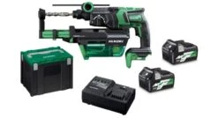 HiKOKI DH36DPEWEZ 36V Li-ion Accu Boorhamer Set (2x2.5Ah) - SDS+ Met Stofafzuigunit In HSC IV Koffer