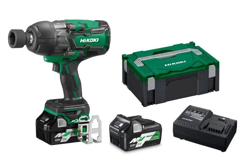 HiKOKI WR36DBWRZ 18/36V MultiVolt Li-Ion Accu Slagmoersleutel Set (2x 2,5Ah Accu) In HSC - 1130Nm - 1/2" - Koolborstelloos 3 HiKOKI WR36DBWRZ 18/36V MultiVolt Li-Ion Accu Slagmoersleutel Set (2x 2,5Ah Accu) In HSC - 1130Nm - 1/2" - Koolborstelloos