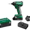HiKOKI WH18DDWQZ 18V Li-Ion Accu Slagschroevendraaier Set (2x 3,0Ah) In HSC - 140Nm - 1/4" - Koolborstelloos -Hikoki b7acd2f661fa32549b1a991c1223c35e